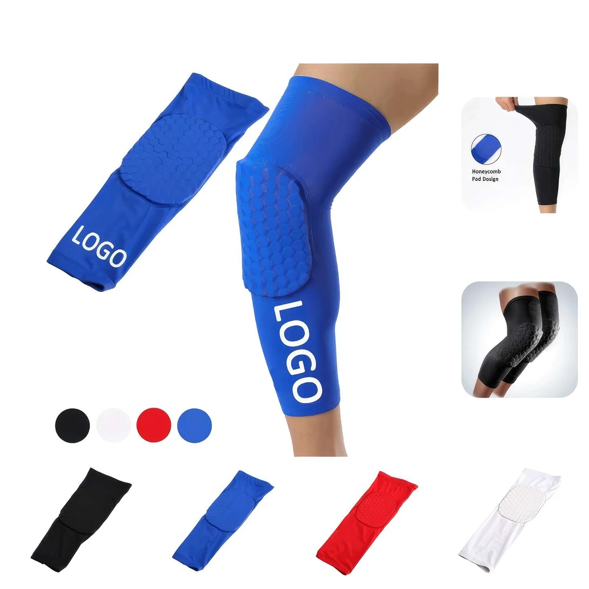 Custom Knee Brace Pad & Support Compression Leg Sleeve 1