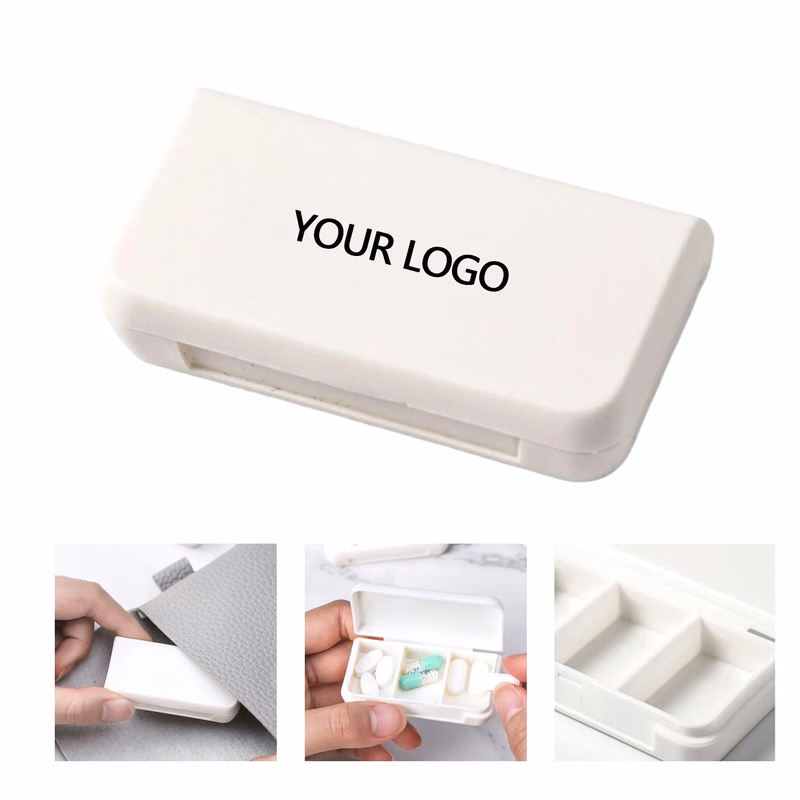 3 Compartment Pill Organizer with Stylish Fresh Look