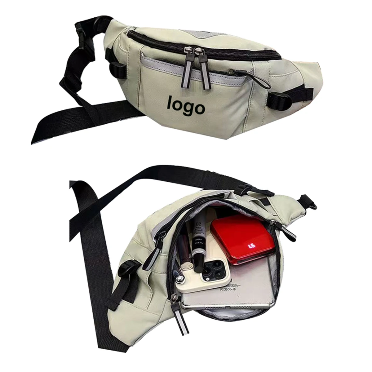 Adjustable One-Shoulder Cross-Body Waist Bag 1