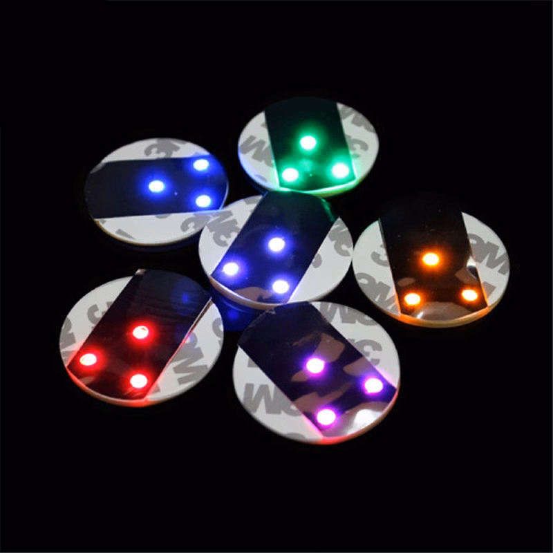 Flashing Led Coaster Light