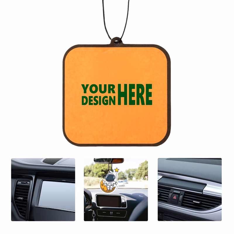 MOQ50 Car Air Freshener Hanging Pendant with Essential Oil