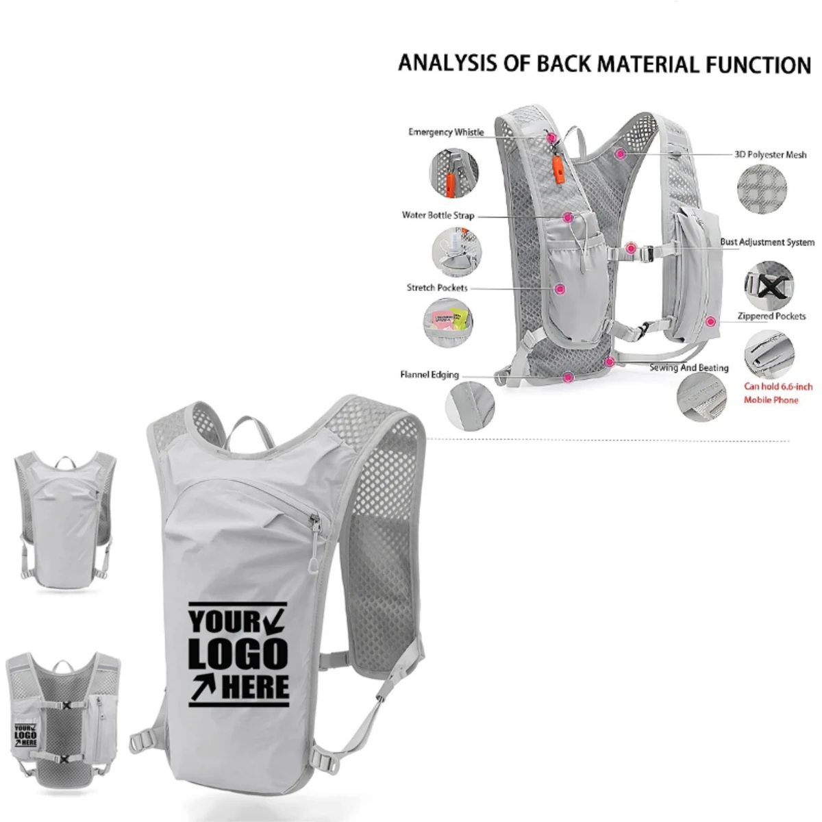 Hydration Vest Outdoor Backpack 1