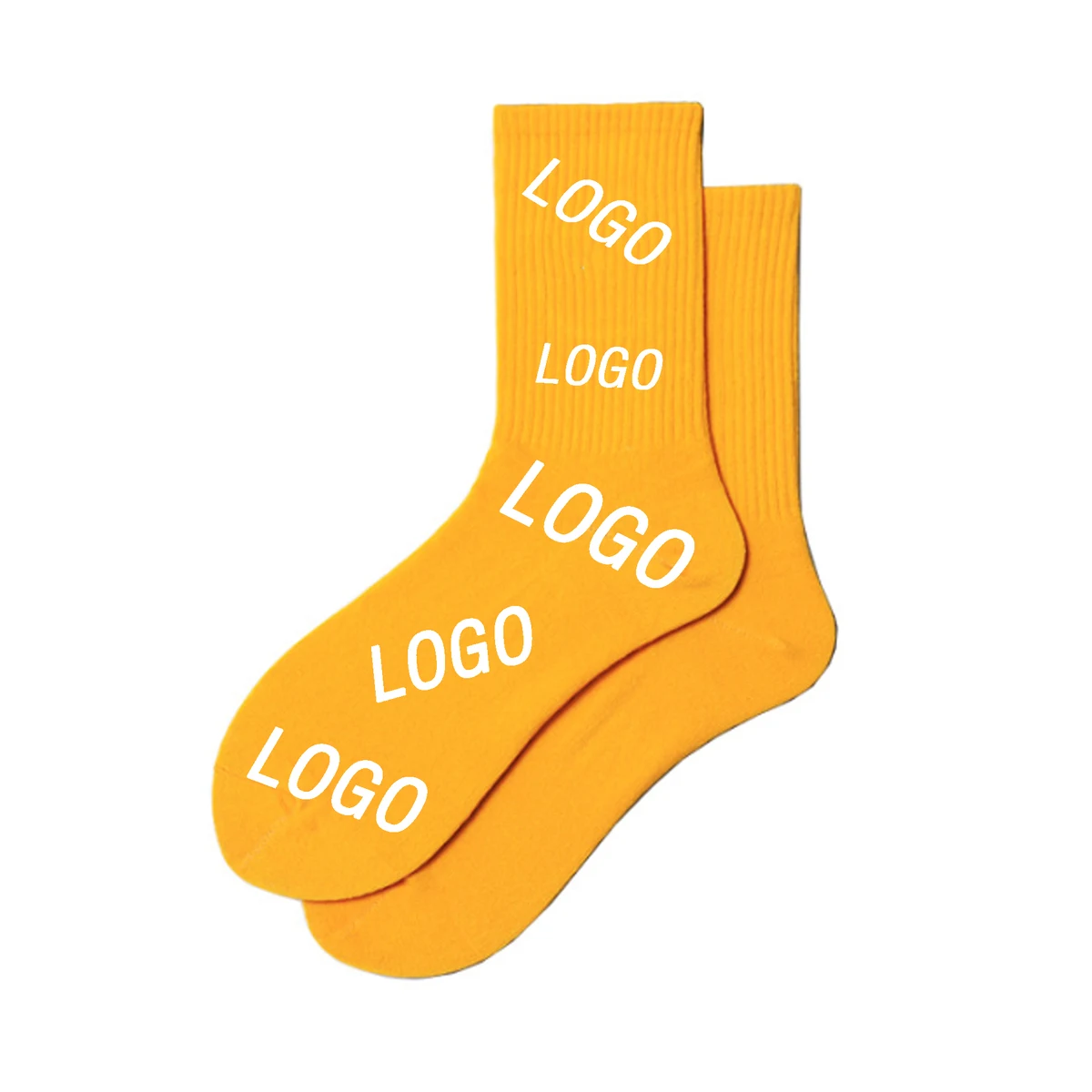 Custom Cotton Jacquard Long Sock 1