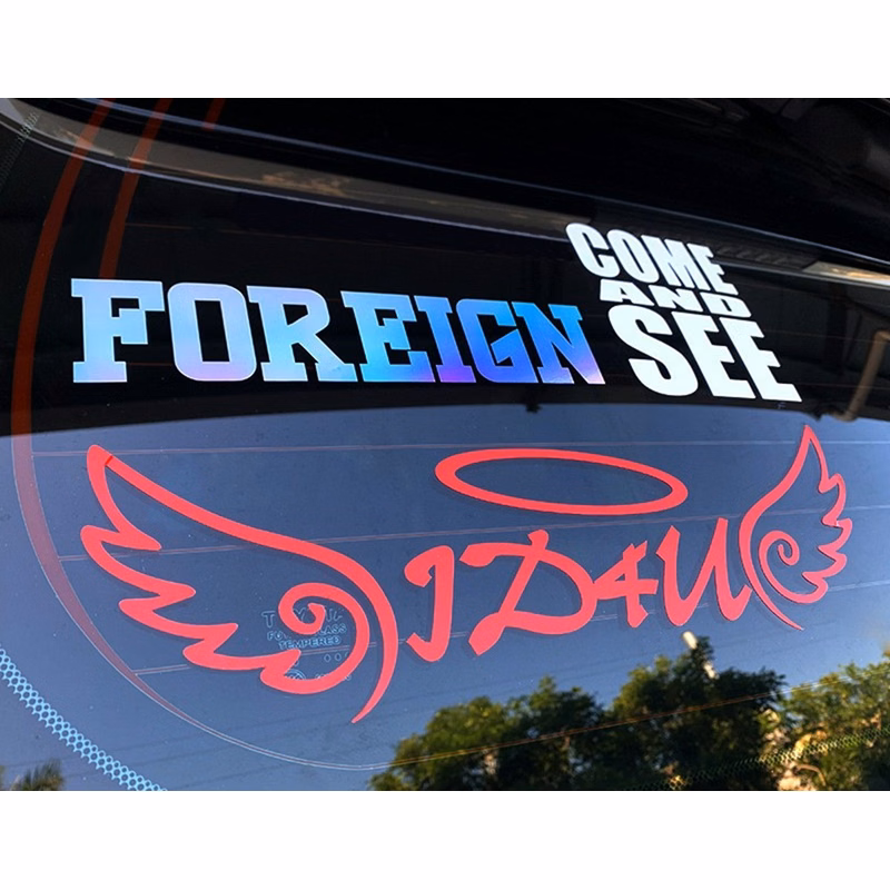 Car-Cal Dealer Decal / Rectangle / 6" W x 3.3" H / Clear Polyester