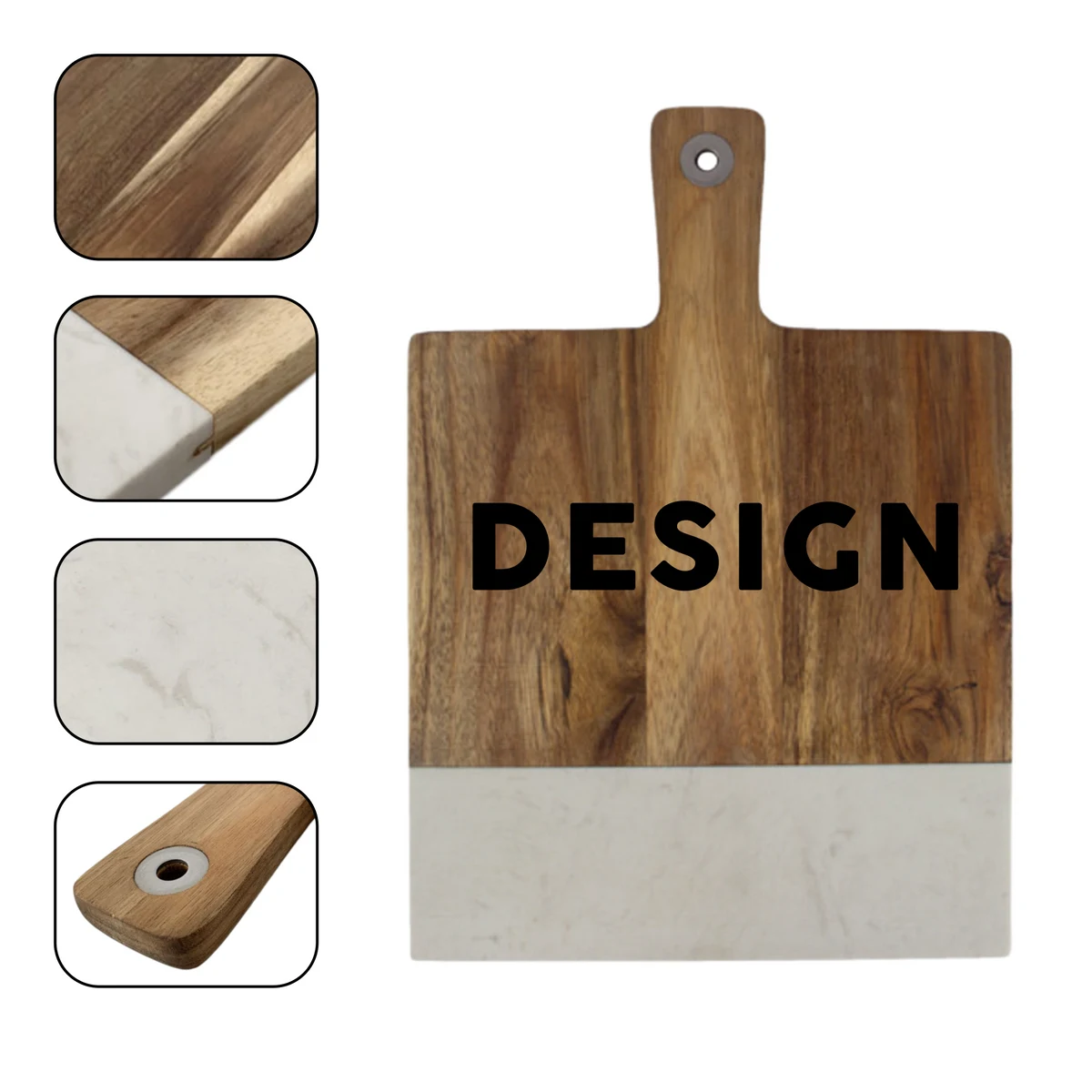 Marble Acacia Cutting Board 1