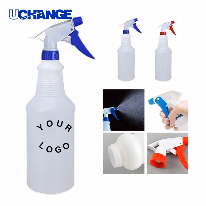 Plastic Spray Bottle Container Durable with Full-Color Branding
