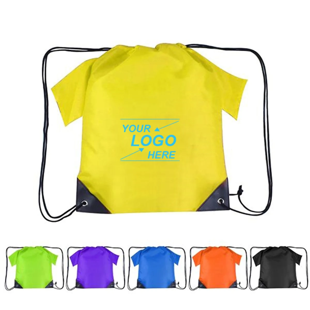 T-Shirt Drawstring Backpack 1