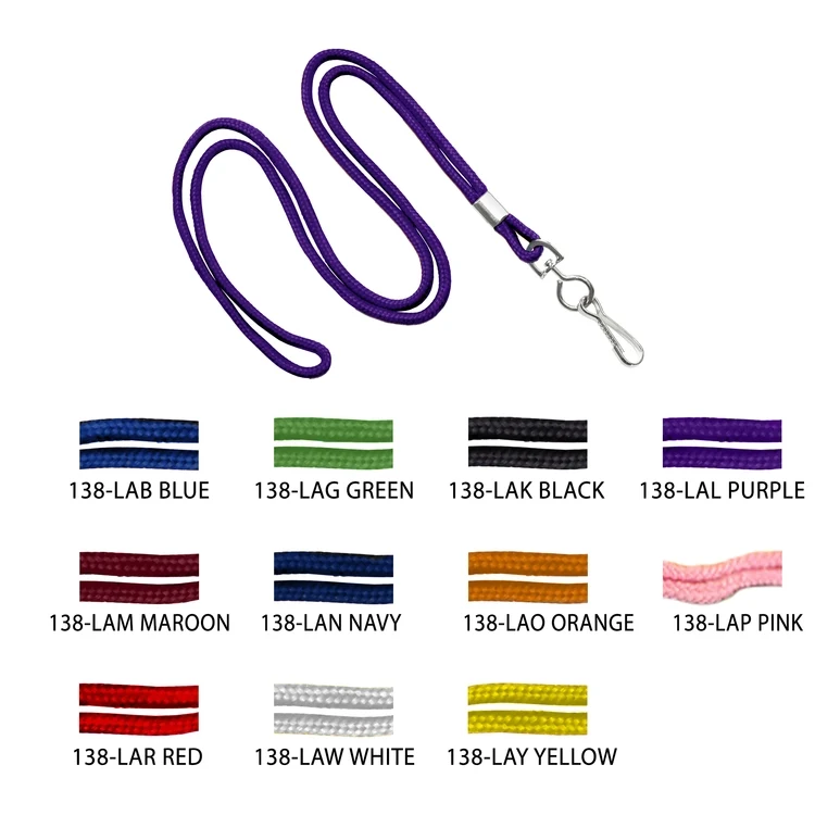 Badge Lanyard w/Metal Hook 1