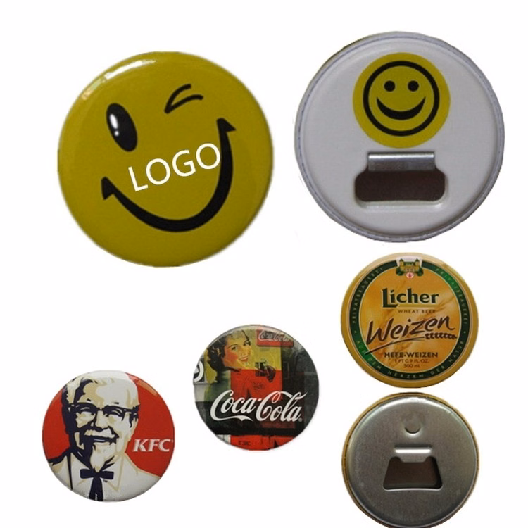 Smiling Face Round Badges