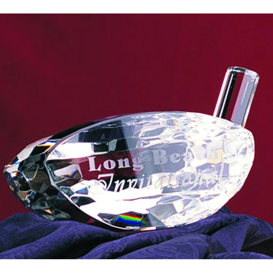 GOLF DRIVER OPTIC CRYSTAL PAPERWEIGHT 1
