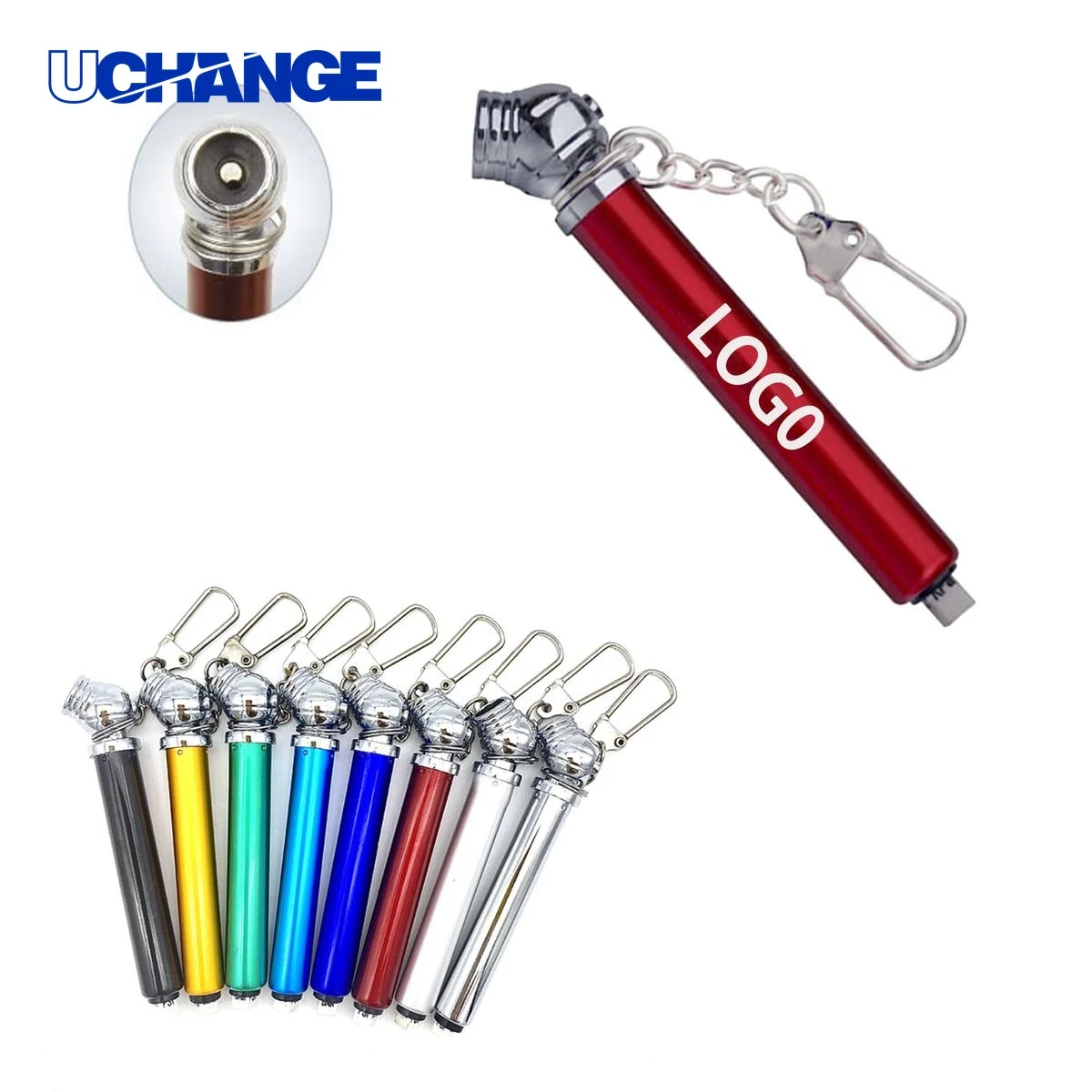 Tire Pressure Measuring Pen Keychain Tool 1