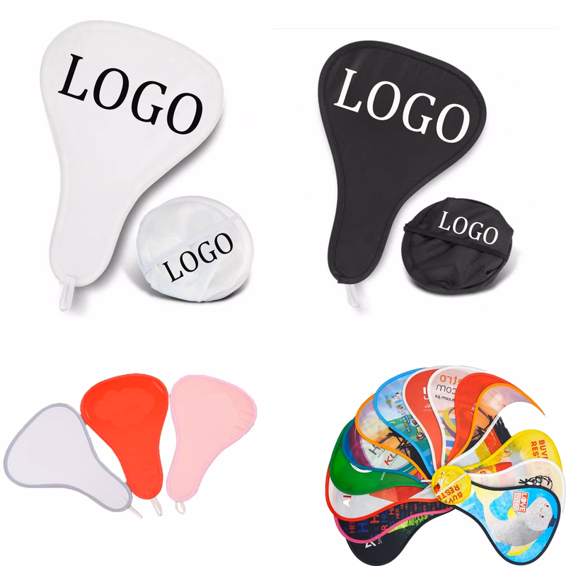 T Shape Foldaway Flying Disc/Fan With Pouch