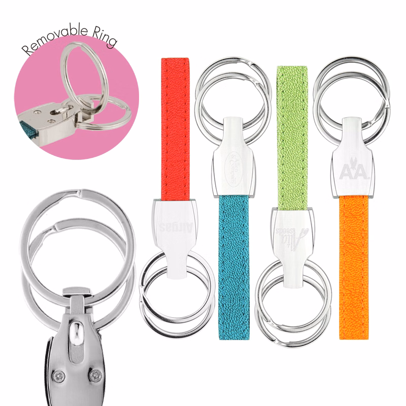 iPosh PU Valet Key Chain - Red