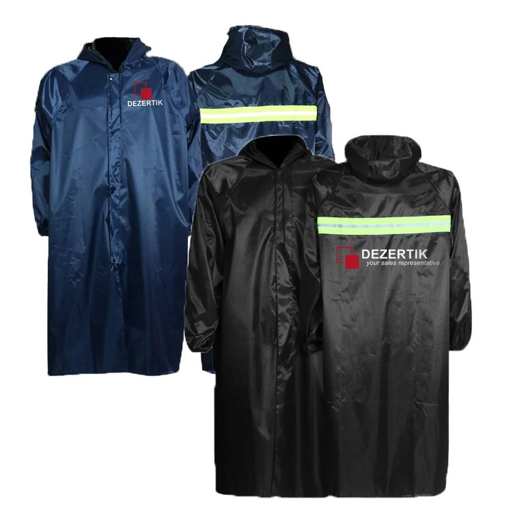Raincoat Jacket w/ Reflective Tape 1