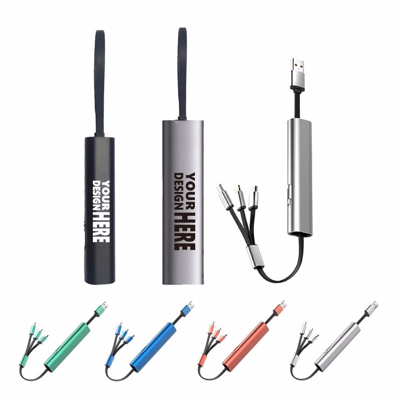Portable Multi-Function Retractable Charger Cable