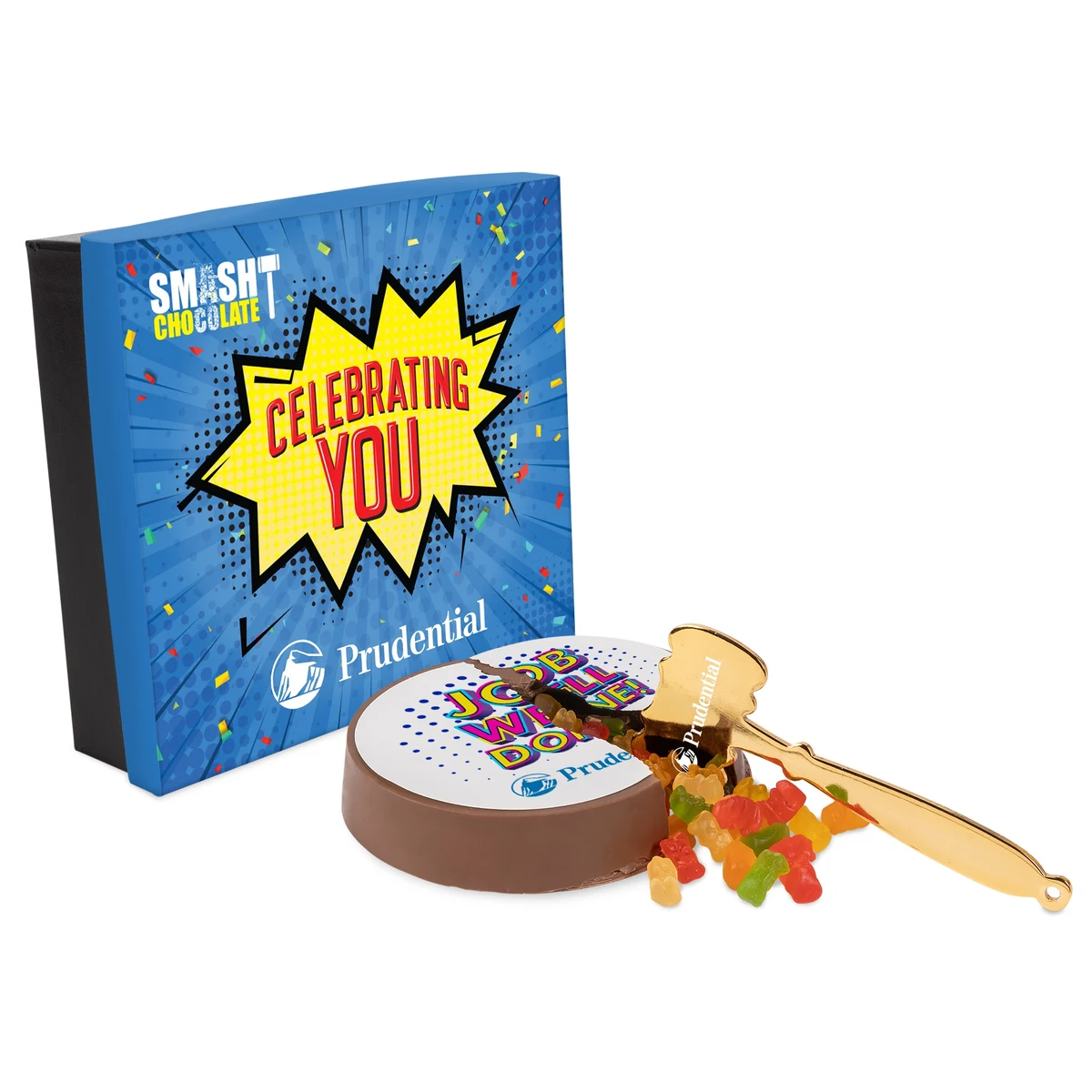Smash Chocolate Cake with Gummy Bears & Color Topper 1