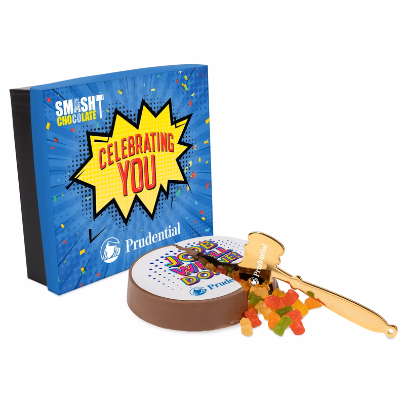 Smash Chocolate Cake with Gummy Bears & Color Topper