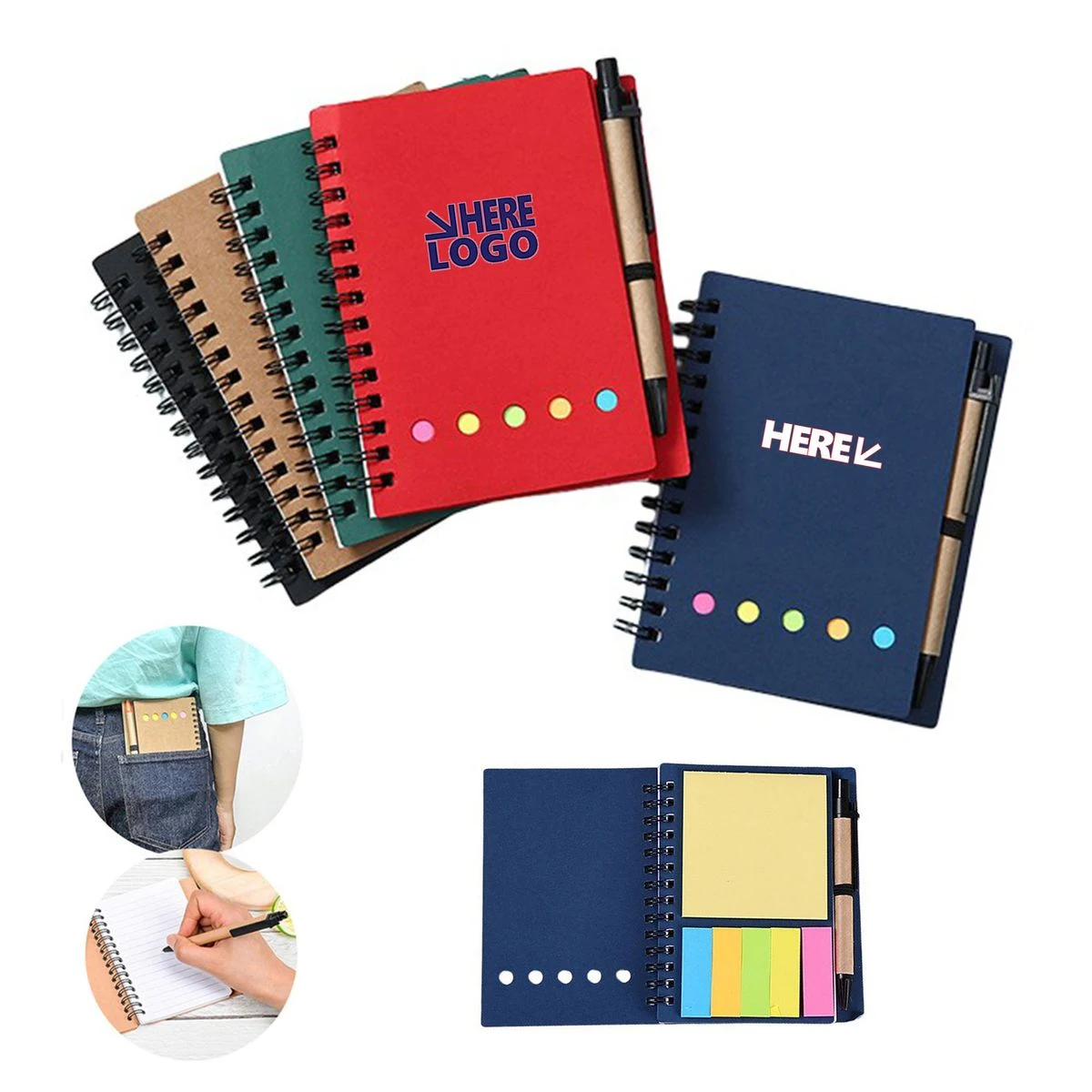 Spiral Notebook Set With Accessories 1