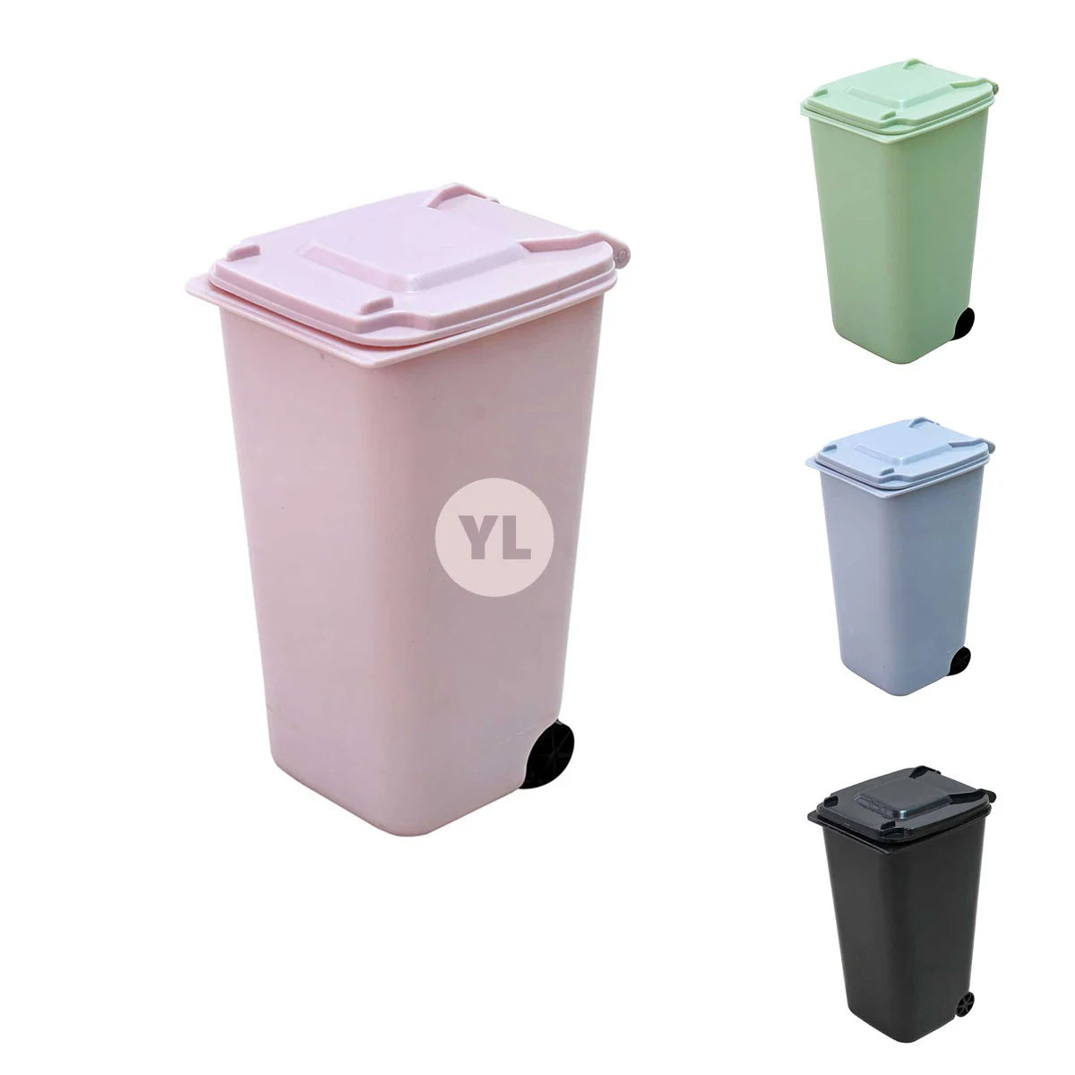 Small Plastic Desktop Wastebasket 1