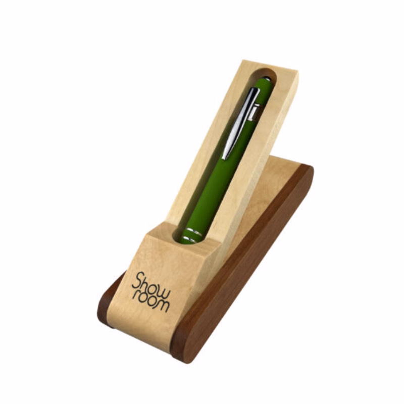 Wood Twist Presenter Box For Pen