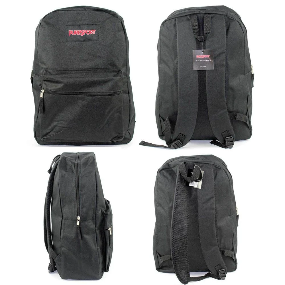 Classic Backpacks - Black 15" 1