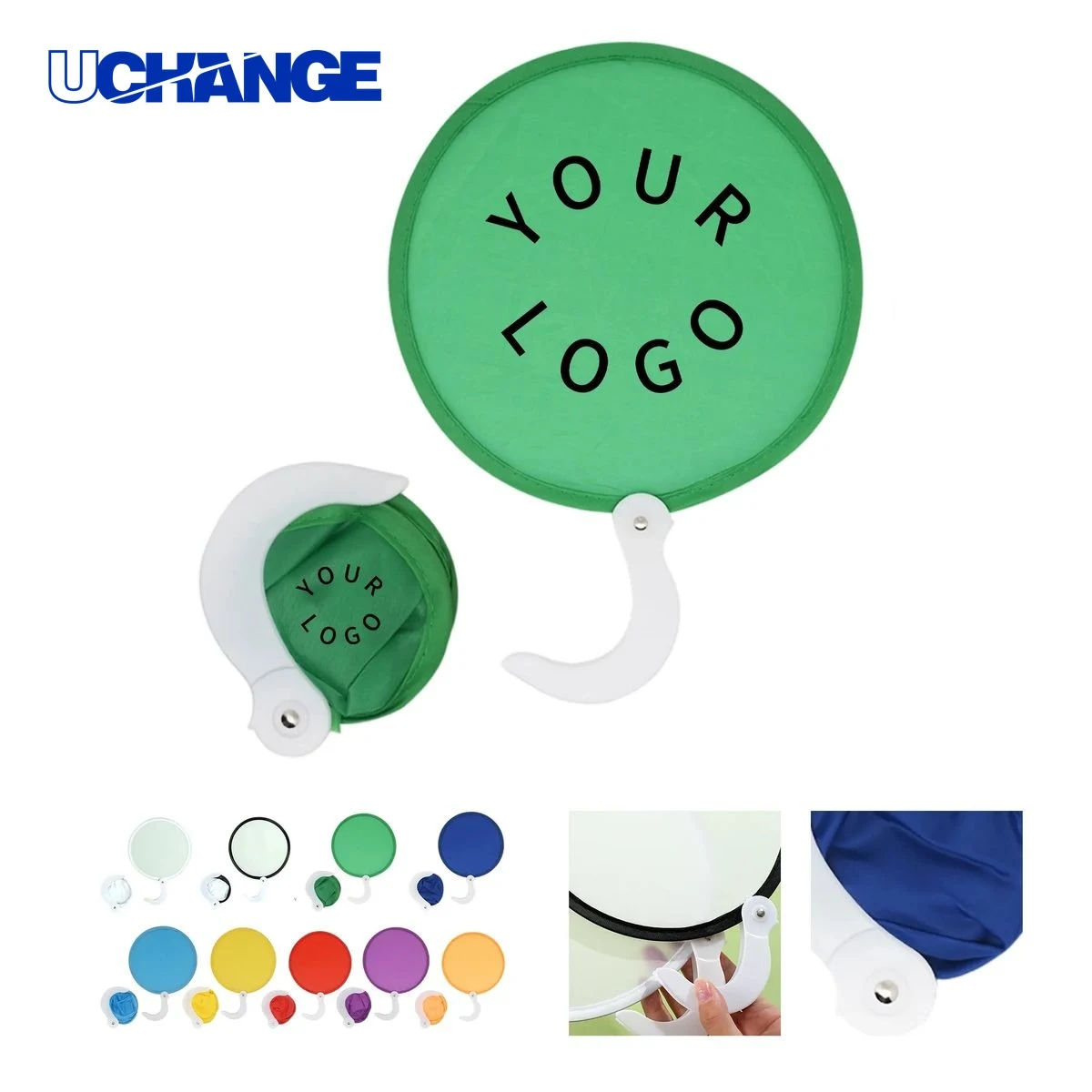 Portable Collapsible Nylon Hand Fan 1