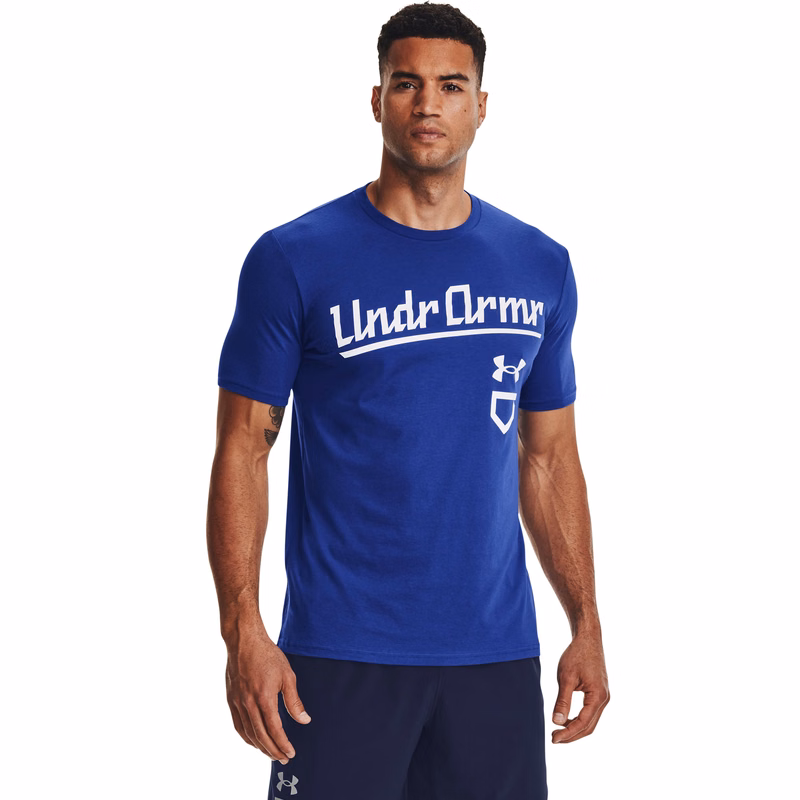 UA Baseball Script Men's Short Sleeve