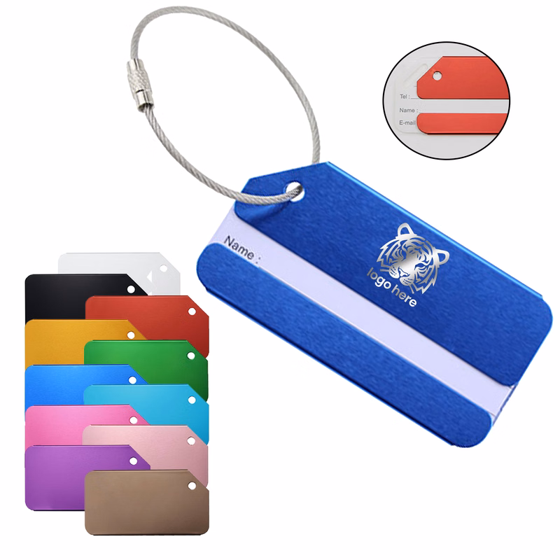 Metal ID Tag for Suitcase