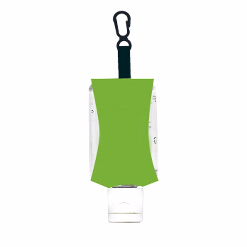 Neoprene Cover for 1 oz Hand Sanitizer Bottle w/ Key Chain