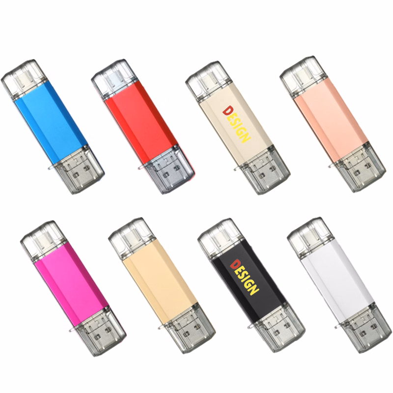 2 in 1 Custom USB Flash Drive