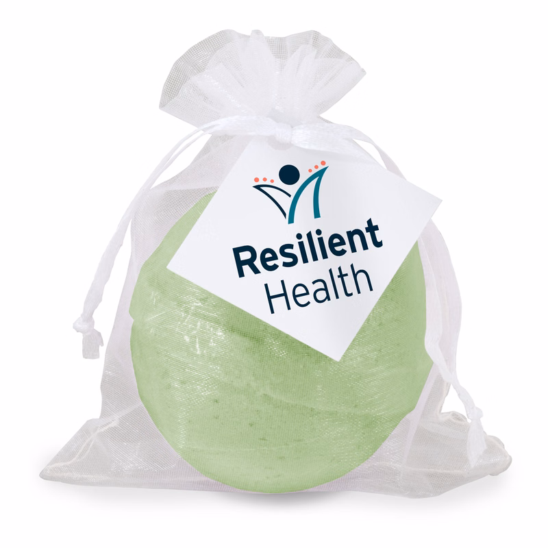 Premium Bath Bomb in Sheer Bag - Reviving Eucalyptus