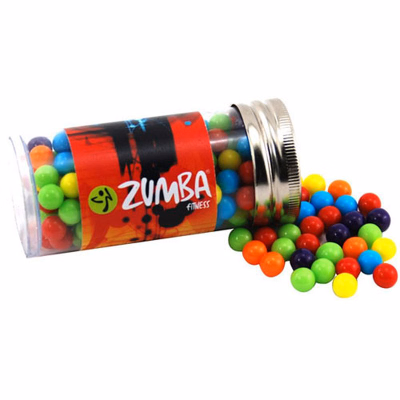 Tube with Mini Jawbreakers