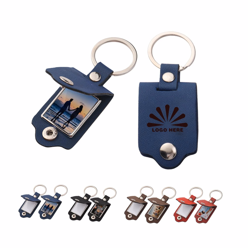 PU Photo Frame With Keychain