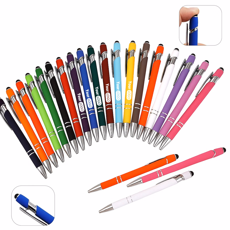 Retractable Stylus Tip Ballpoint Pen