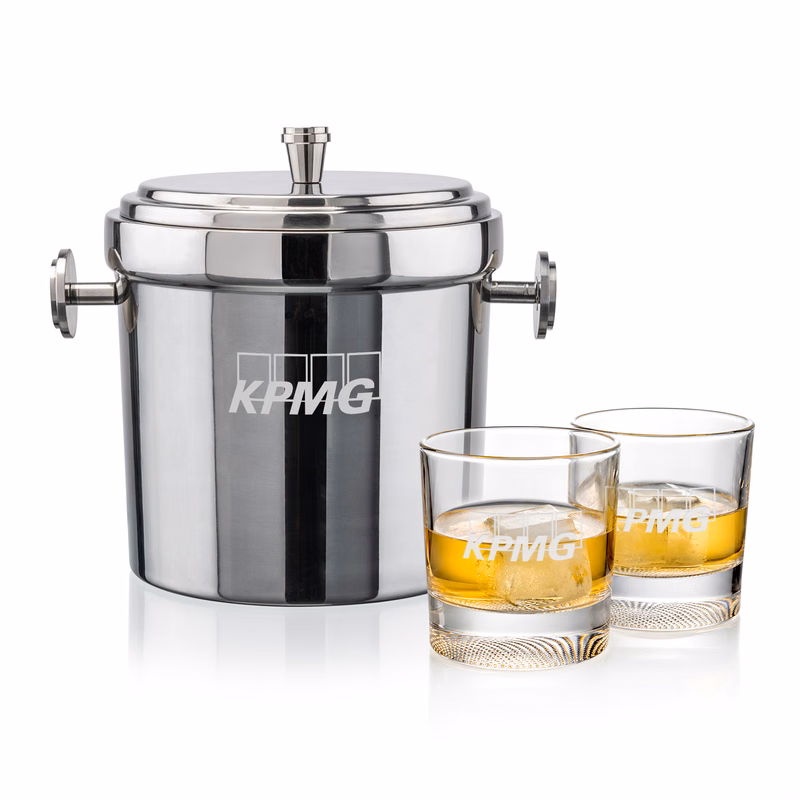 Milano Ice Bucket & Baldwin On-the-Rocks
