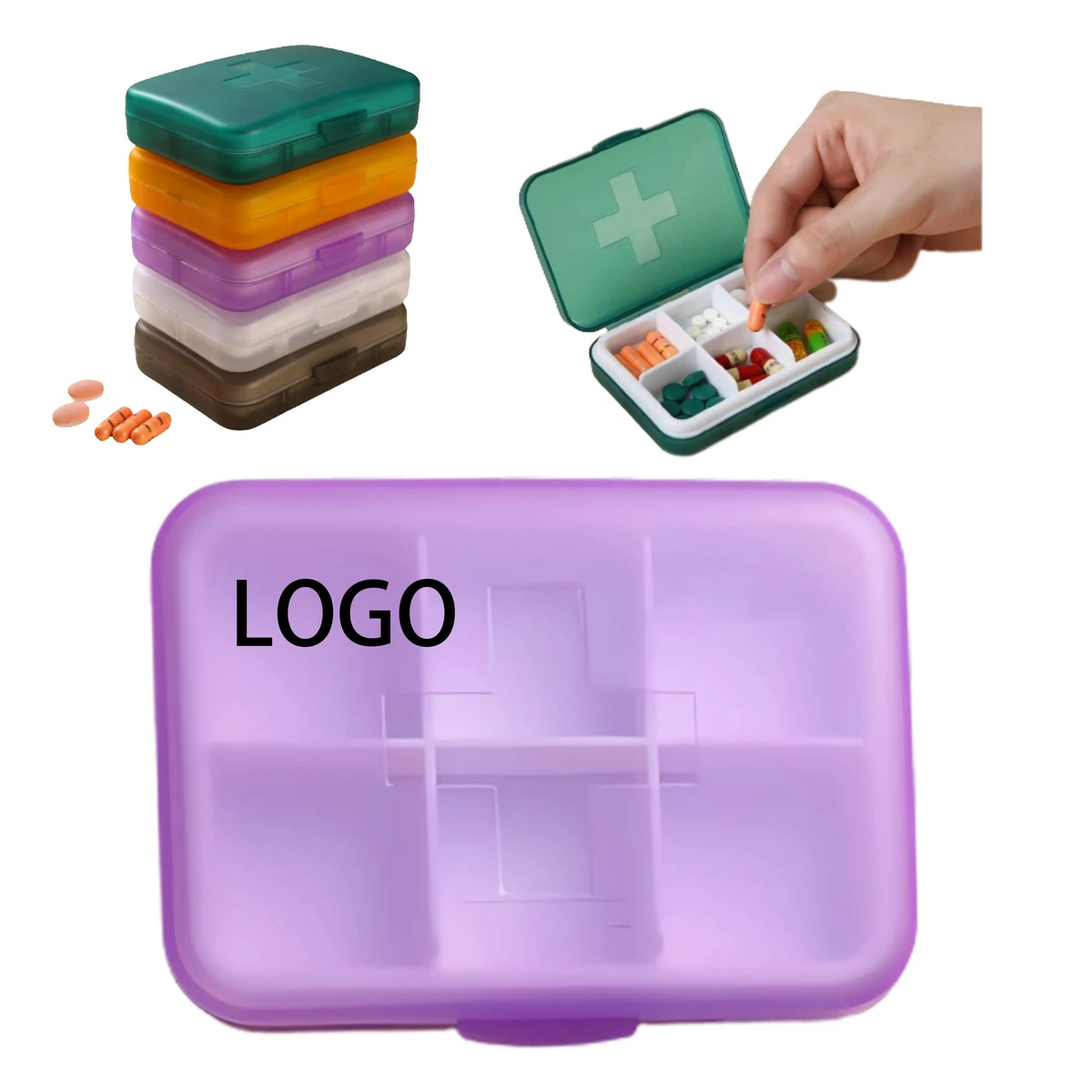 Small Pill Organizer for Trips 1