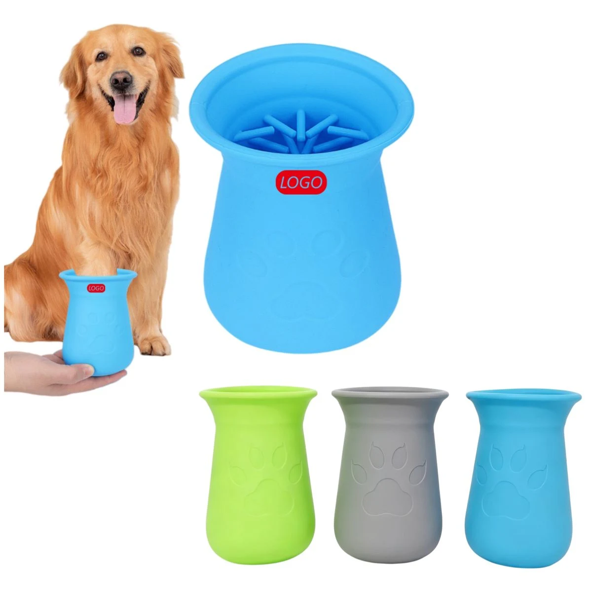 Portable Silicone Pet Paw Washing Cup 1