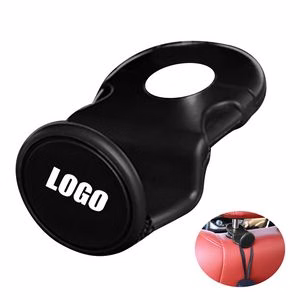 Stylish Faux Leather Car Seat Hook With Durable Metal Hook