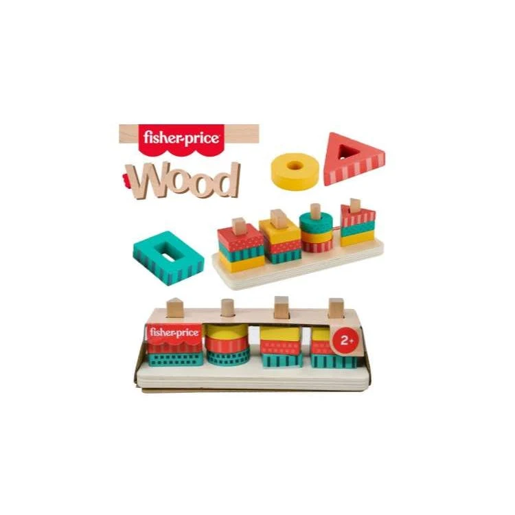 Fisher-Price Wooden Shape Stackers 1