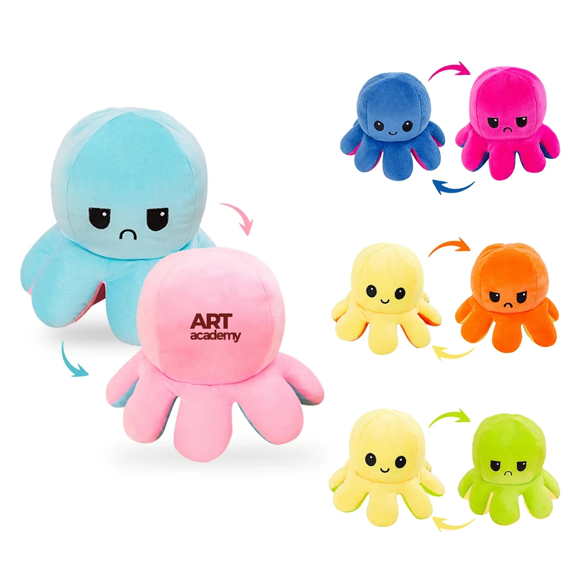 Large Reversible Octopus Plush Toy 1