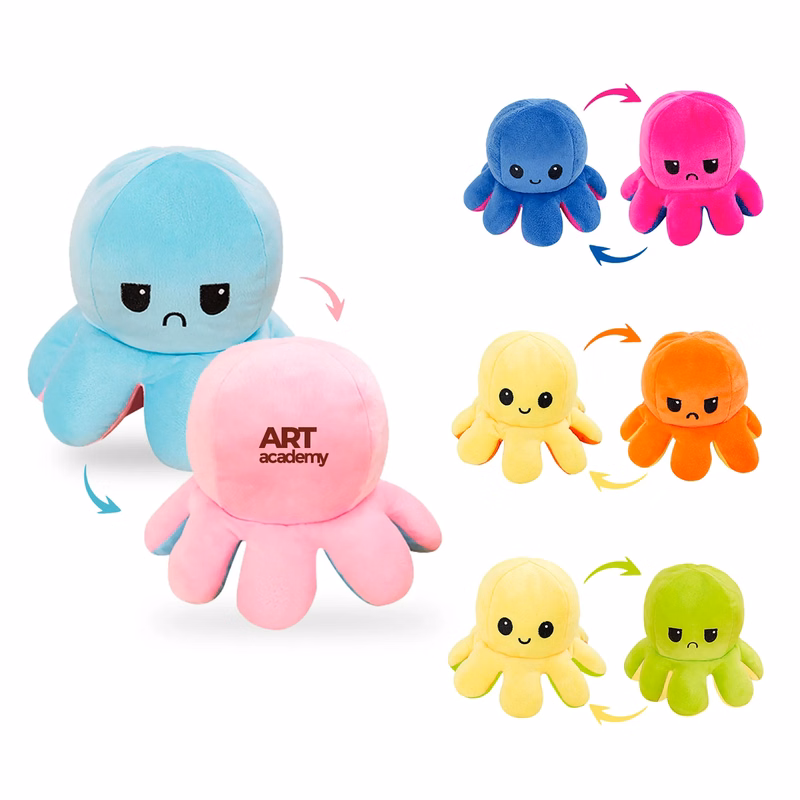 Large Reversible Octopus Plush Toy