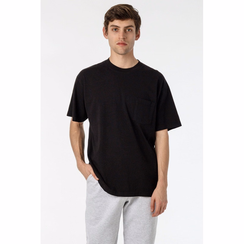 6.5 OZ S/S GARMENT DYE POCKET T-SHIRT