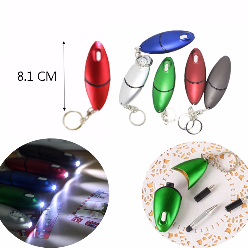 Multi-function Pen Keychain w/LED