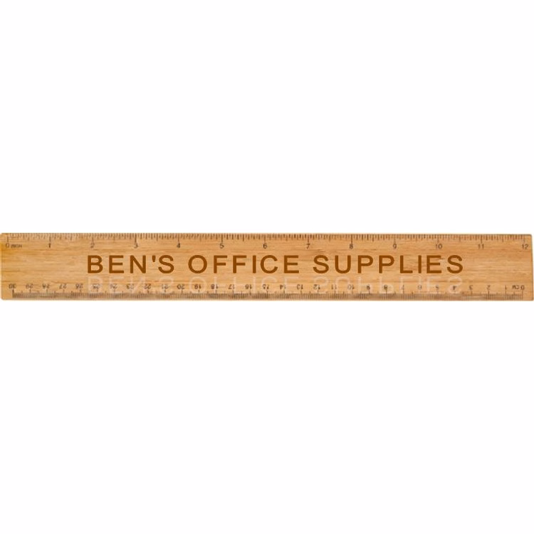 Natural Bamboo 12" Ruler