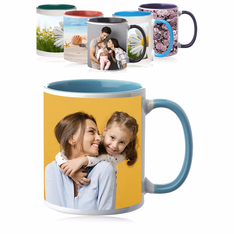 11 oz. Bright Two-Tone Sublimation Full Color Mug