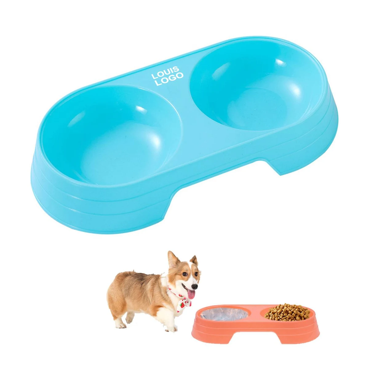 Double Plastics Pet Bowl 1