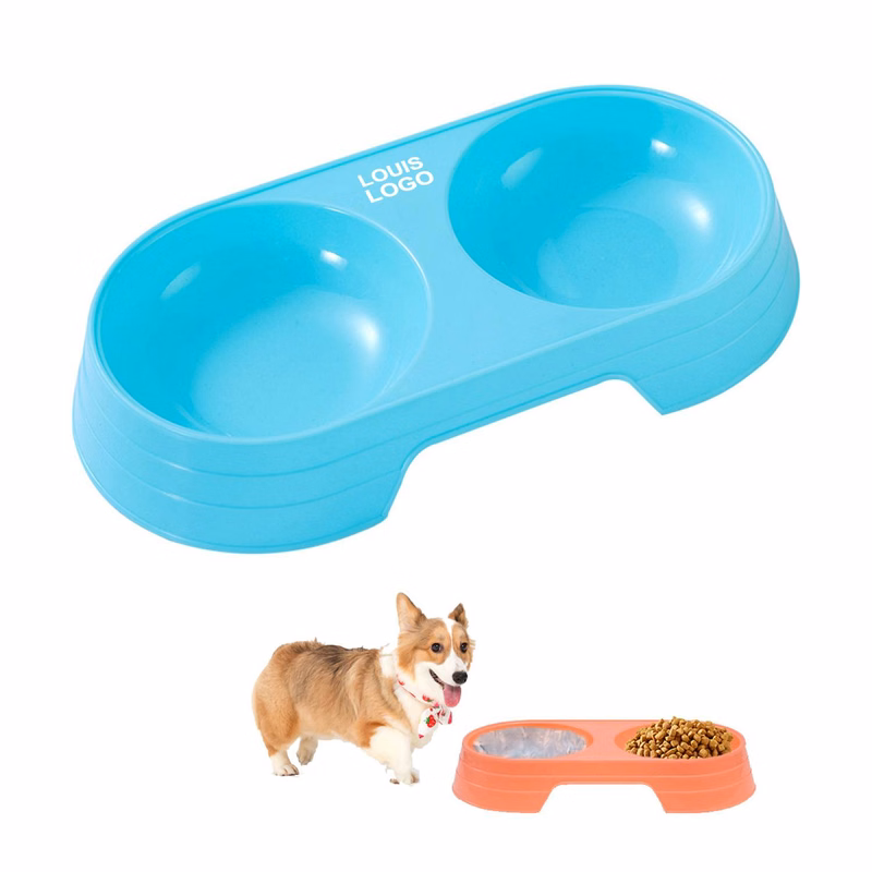Double Plastics Pet Bowl