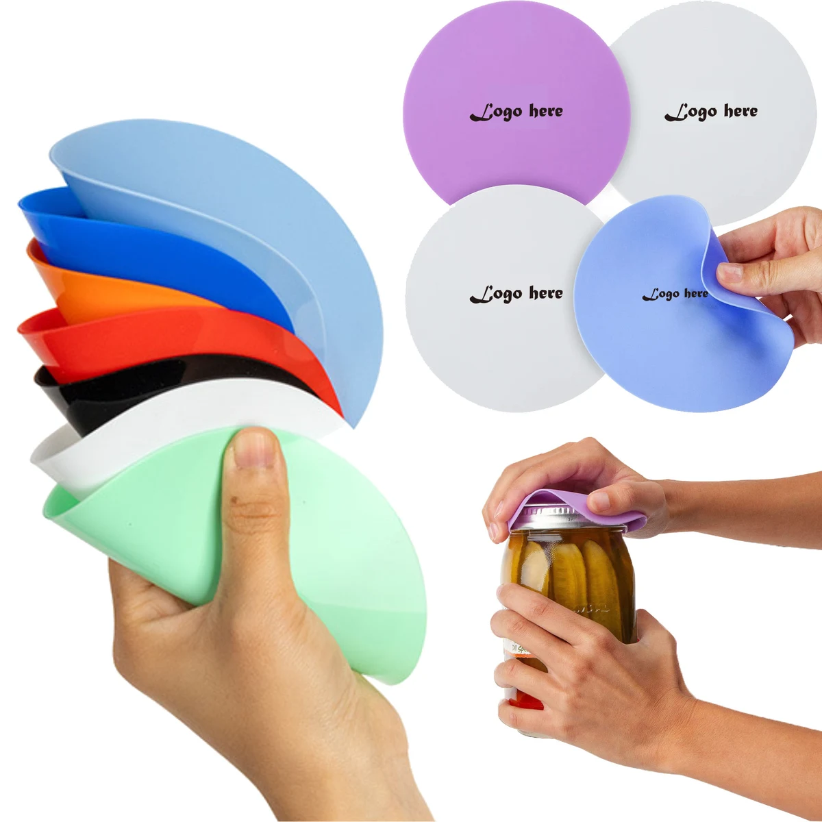 MOQ500 Silicone Assistive Can Opener Pad 1