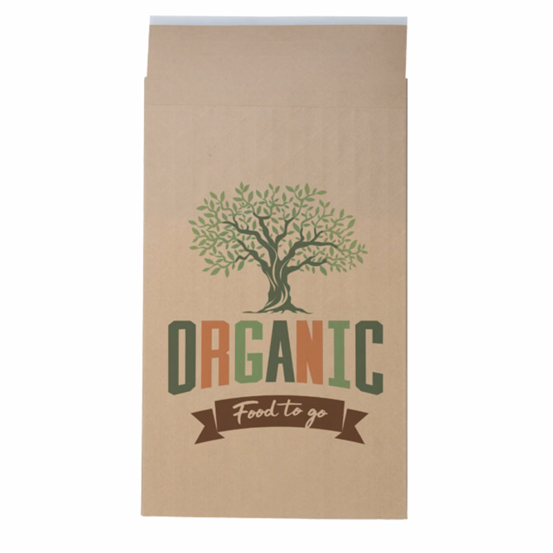 Full Color Dura-Bag Expandable Natural Paper Mailer (9.5" W x 16" H x 3" D)