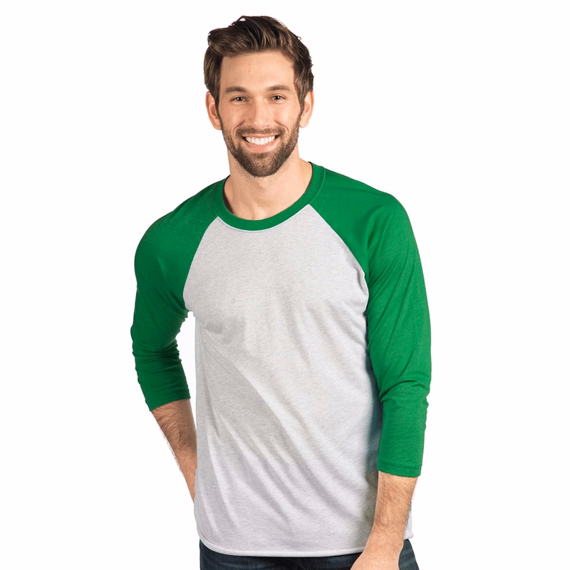 Unisex Triblend Three-Quarter Raglan Tee - 6051